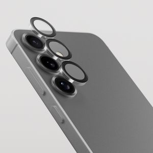 SiGN Hærdet Glas Linsebeskyttelse til Samsung Galaxy S24/S25 - Sort/Transparent