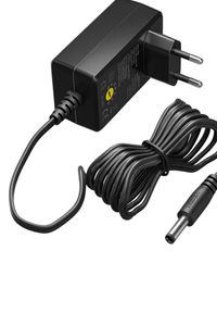  Universell strømforsyningsenhet 24 V DC, 1A, 5,5 × 2,5 mm 28W - Svart