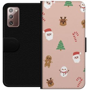 Samsung Galaxy Note20 Svart Plånboksfodral Klassisk Julfest