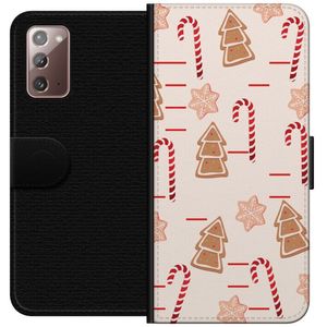 Samsung Galaxy Note20 Svart Plånboksfodral Julens Godisglädje