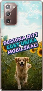 Design ditt eget Samsung Galaxy Note20 Gjennomsiktig deksel