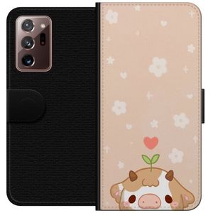 Samsung Galaxy Note20 Ultra Sort Lommebokdeksel Gullunge