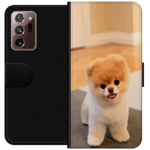 Samsung Galaxy Note20 Ultra Sort Lommebokdeksel Söt Valp