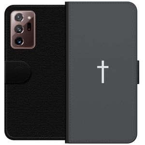 Samsung Galaxy Note20 Ultra Svart Plånboksfodral Kors