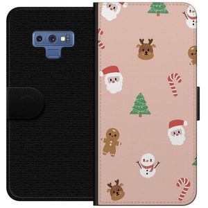 Samsung Galaxy Note9 Svart Plånboksfodral Klassisk Julfest
