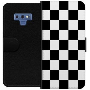 Samsung Galaxy Note9 Svart Plånboksfodral Svart och Vitt