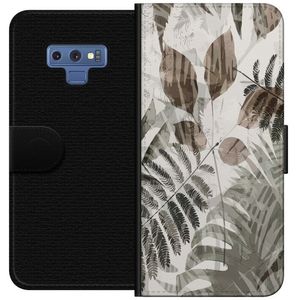 Samsung Galaxy Note9 Svart Plånboksfodral Skogens löv