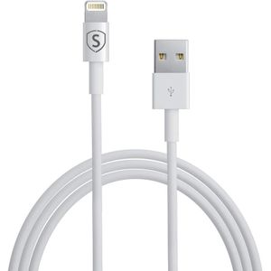 SiGN USB-A/ Lightning -kaapeli, 2.4A, 12W, 3m - Valkoinen