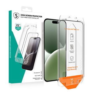 SiGN Skärmskydd iPhone 16 Pro – EZ Apply med dammfri applikator, 2-pack