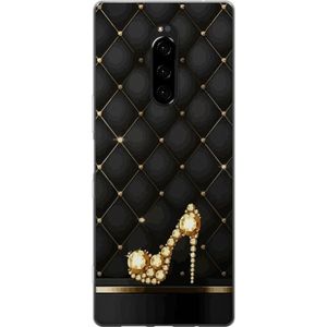 Sony Xperia 1 Transparent Mobilskal Lyxig Sko