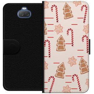 Sony Xperia 10 Musta Lompakkokotelo Julens Godisglädje