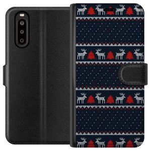 Sony Xperia 10 II Svart Plånboksfodral Tomtens Team