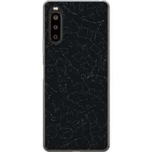 Sony Xperia 10 II Transparent Mobilskal Himlakroppar