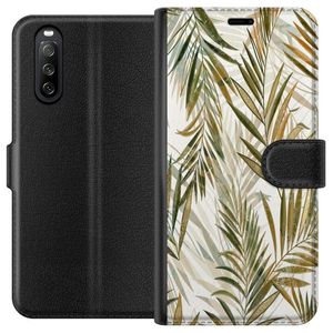 Sony Xperia 10 III Svart Plånboksfodral Magisk plats