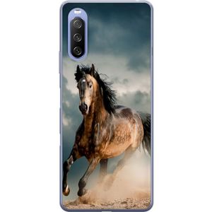 Sony Xperia 10 III Transparent Mobilskal Springande Häst