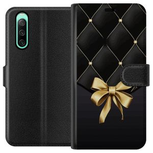 Sony Xperia 10 IV Svart Plånboksfodral Elegant Rosett