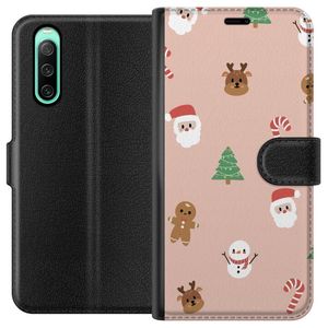 Sony Xperia 10 IV Svart Plånboksfodral Klassisk Julfest