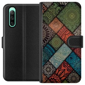 Sony Xperia 10 IV Svart Plånboksfodral Eterisk Elegans