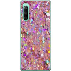 Sony Xperia 10 IV Transparent Mobilskal Glitter