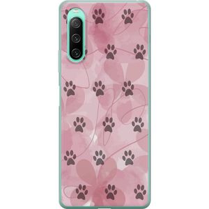 Sony Xperia 10 IV Transparent Mobilskal Rosa Tassar