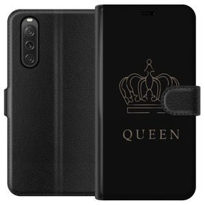 Sony Xperia 10 V Svart Plånboksfodral Monark