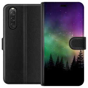 Sony Xperia 10 V Sort Lommebokdeksel Norrsken