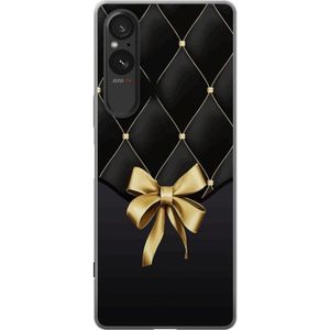 Sony Xperia 10 VI Transparent Mobilskal Elegant Rosett