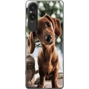 Sony Xperia 10 VI Transparent Mobilskal Ung Hund