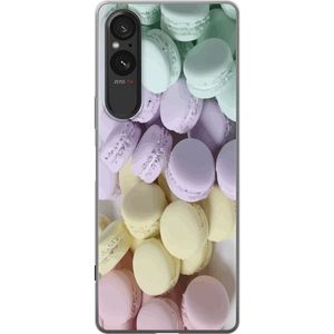 Sony Xperia 10 VI Transparent Mobilskal Macarons