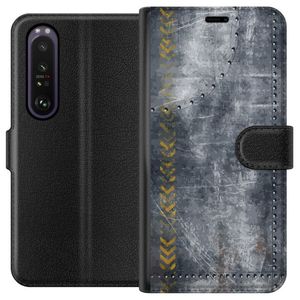 Sony Xperia 1 III Svart Plånboksfodral Metall