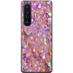 Sony Xperia 1 III Transparent Mobilskal Glitter