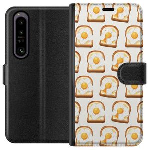 Sony Xperia 1 IV Sort Tegnebogsetui Rostat bröd
