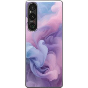 Sony Xperia 1 V Transparent Mobilskal Skyar