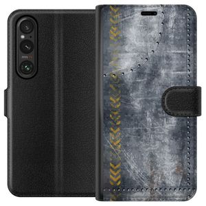Sony Xperia 1 VI Musta Lompakkokotelo Metall
