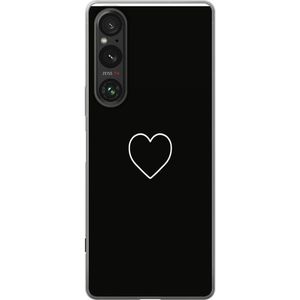 Sony Xperia 1 VI Transparent Mobilskal Hjärta