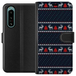 Sony Xperia 5 IV Svart Plånboksfodral Tomtens Team