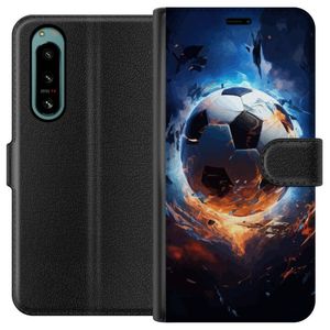 Sony Xperia 5 IV Sort Tegnebogsetui Flygande boll