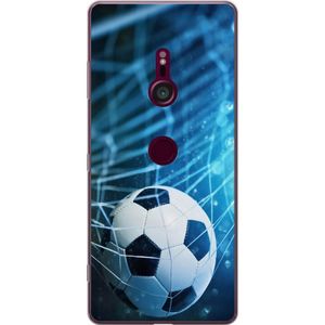 Sony Xperia XZ3 Gjennomsiktig Telefondeksel Fotboll