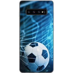 Samsung Galaxy S10 Gjennomsiktig Telefondeksel Fotboll