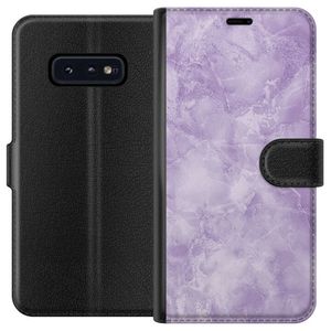 Samsung Galaxy S10e Musta Lompakkokotelo Lila marmor