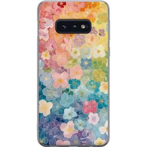 Samsung Galaxy S10e Transparent Mobilskal Miniatyrblommor