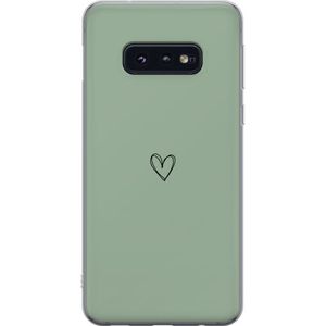 Samsung Galaxy S10e Transparent Mobilskal Hjärta