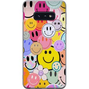 Samsung Galaxy S10e Läpinäkyvä Puhelinkotelo Leende Ansikten