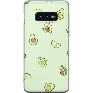 Samsung Galaxy S10e Transparent Mobilskal Avokado