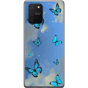 Samsung Galaxy S10 Lite Transparent Mobilskal Himlen med fjärilar