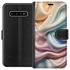 Samsung Galaxy S10+ Svart Plånboksfodral Silke Pride