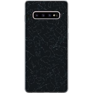 Samsung Galaxy S10+ Läpinäkyvä Puhelinkotelo Himlakroppar