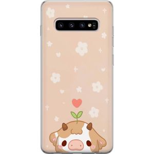 Samsung Galaxy S10+ Transparent Mobilskal Gullunge