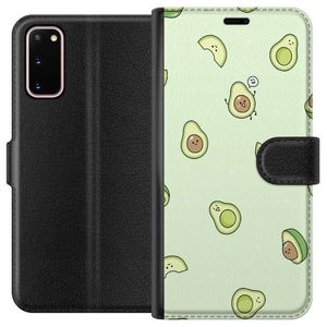 Samsung Galaxy S20 Svart Plånboksfodral Avokado