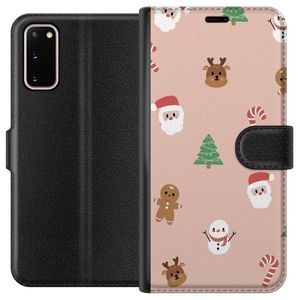 Samsung Galaxy S20 Svart Plånboksfodral Klassisk Julfest
